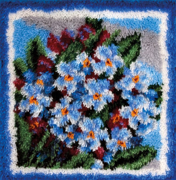 Набор для вышивания «Голубые цветочки»