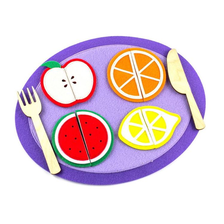 Развивающая игра «Тарелка с дольками» — картинка 2