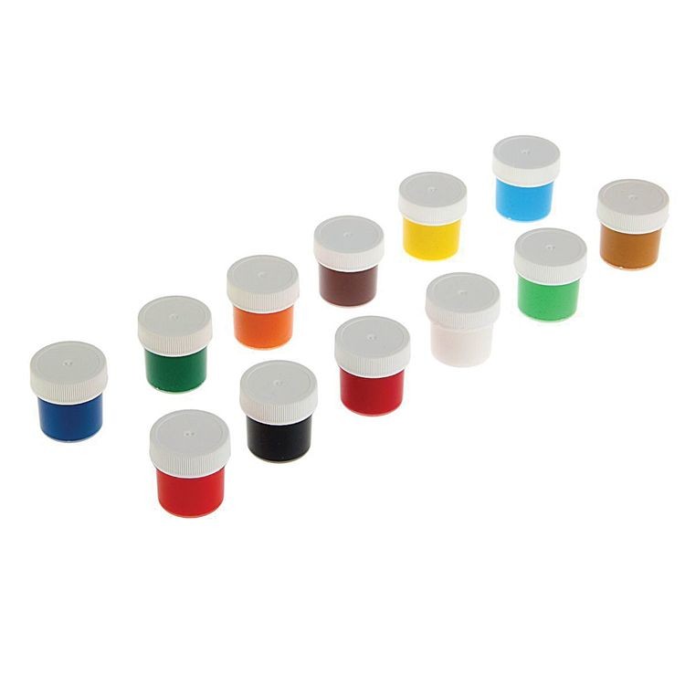 Гуашь Koh-i-Noor, 12 цв. по 25 мл, без кисти — картинка 3