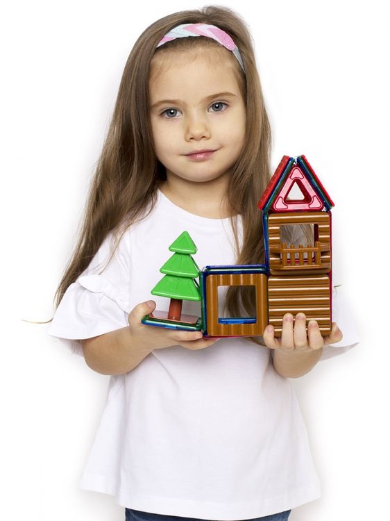 Магнитный конструктор «Домик в деревне», Магникон — картинка 2