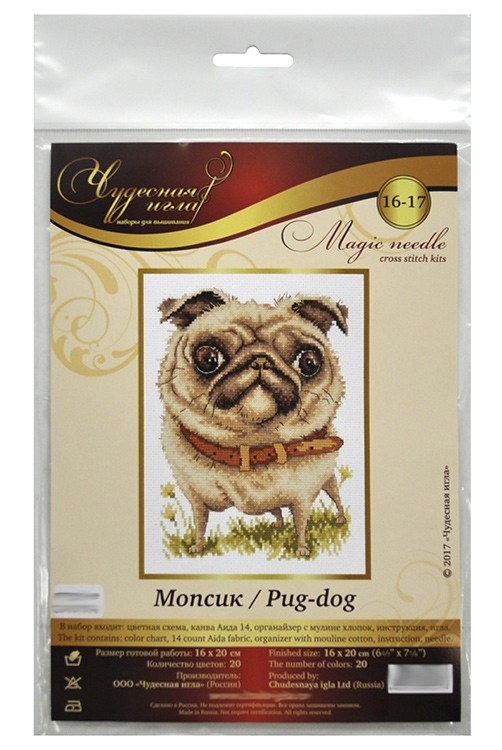 Набор для вышивания «Мопсик» — картинка 5