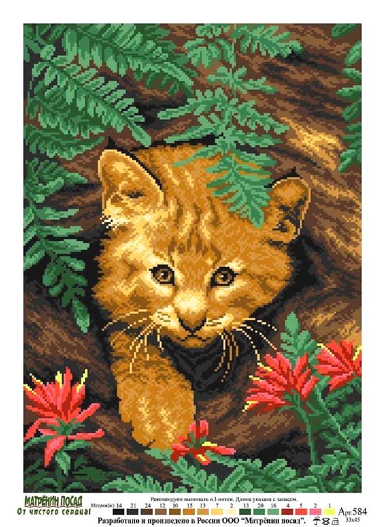 Рисунок на ткани «Лесной домик» — картинка 2