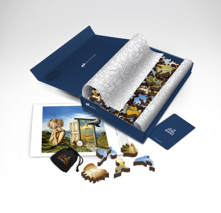 Деревянные пазлы DAVICI «Цветок в душе» — картинка 9