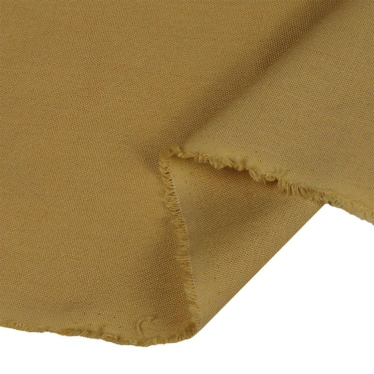Ткань льняная, 1 м x 140 см, 200 г/м², цвет: горчица, TBY — картинка 5