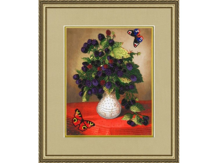 Набор вышивки бисером «Лесная ежевика» — картинка 2