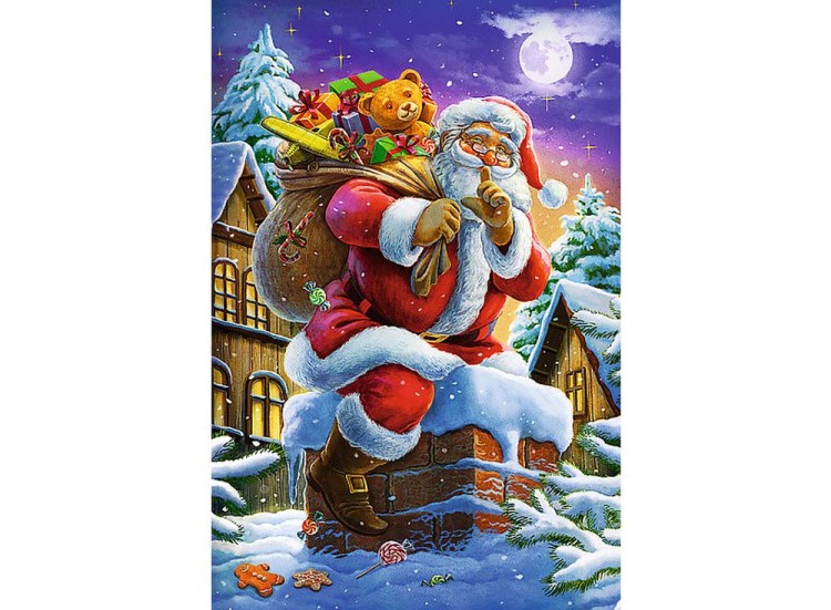 Пазлы «Санта Клаус»