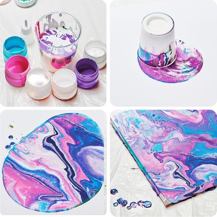 Набор для рисования жидким акрилом Флюид Арт Планета Пандора, Molly — картинка 2