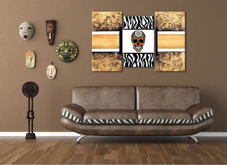 Картина по номерам «Мексиканский череп» — картинка 2