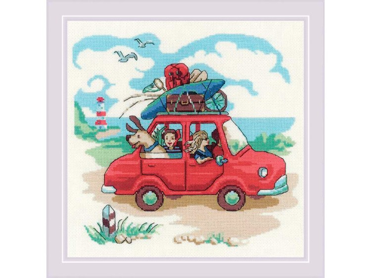 Набор для вышивания «Папа купил автомобиль» — картинка 2