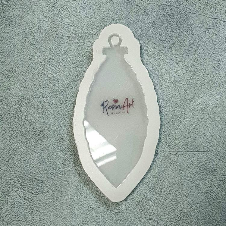 Молд силиконовый Новогодняя игрушка Шишка, ResinArt — картинка 3