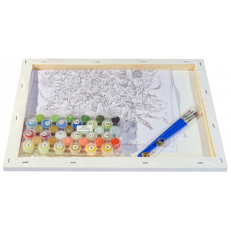 Картина по номерам «Полевой букетик» — картинка 3