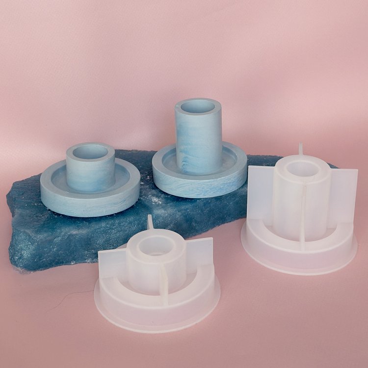 Силиконовый молд - Подсвечник h 4 см, 1 шт. — картинка 2