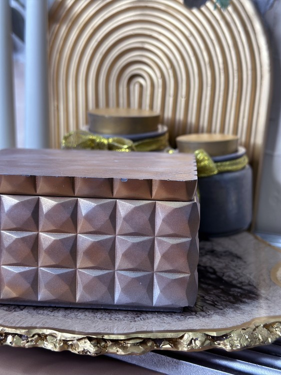 Силиконовый молд - Шкатулка квадратная, 13x13 см, 1 шт. — картинка 4