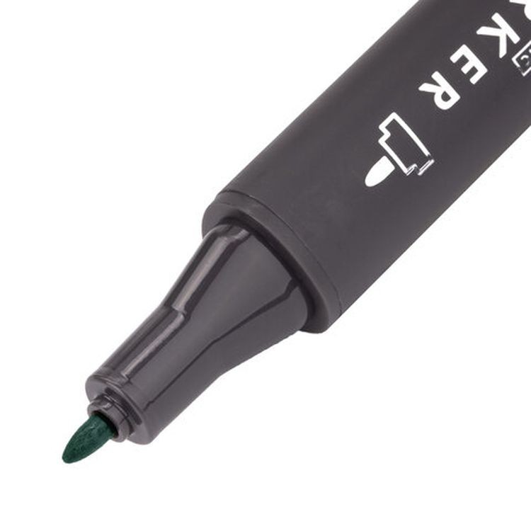 Маркер для скетчинга двусторонний 1 мм - 6 мм BRAUBERG ART CLASSIC, цвет: мятно-зеленый — картинка 4