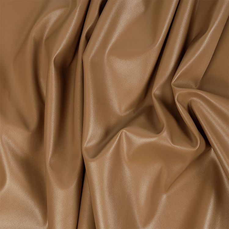 Кожа на трикотаже, 5 м x 137 см, 220 г/м², цвет: светло-коричневый, TBY — картинка 5