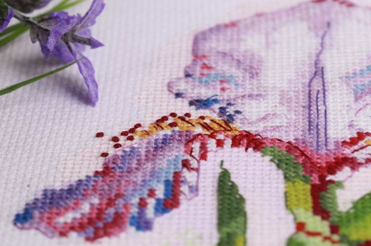 Набор для вышивания «Акварельный ирис» — картинка 3