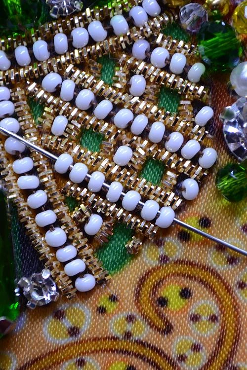 Набор вышивки хрустальными камнями «Богородица Владимирская» — картинка 7