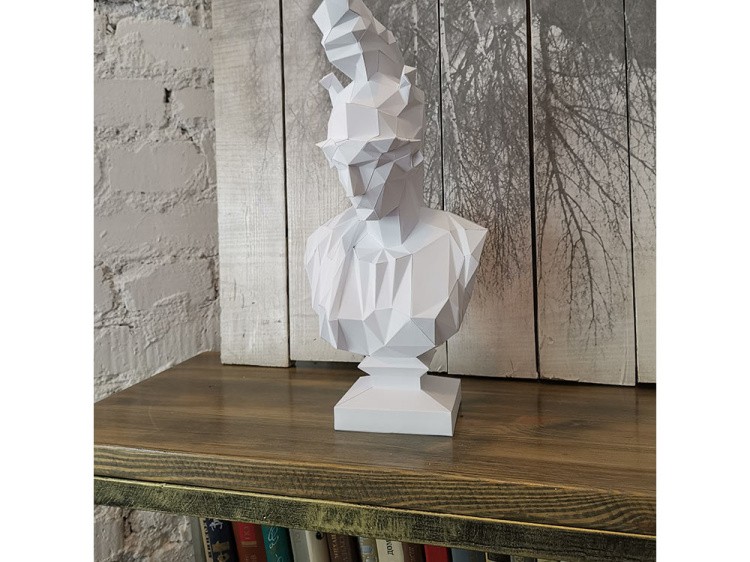 Бумажная модель для склеивания фигура «Бюст Афины» — картинка 5