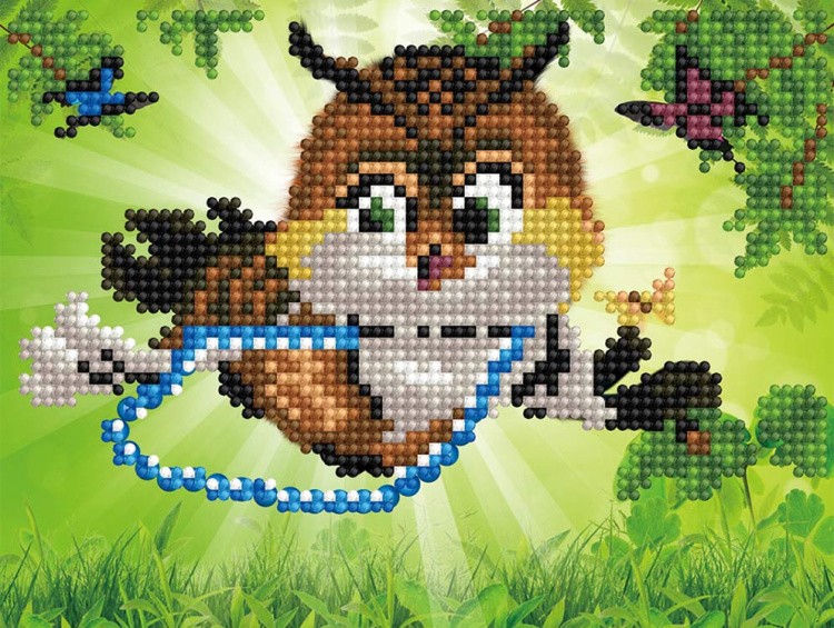 Алмазная вышивка-открытка «Учусь летать» — картинка 2