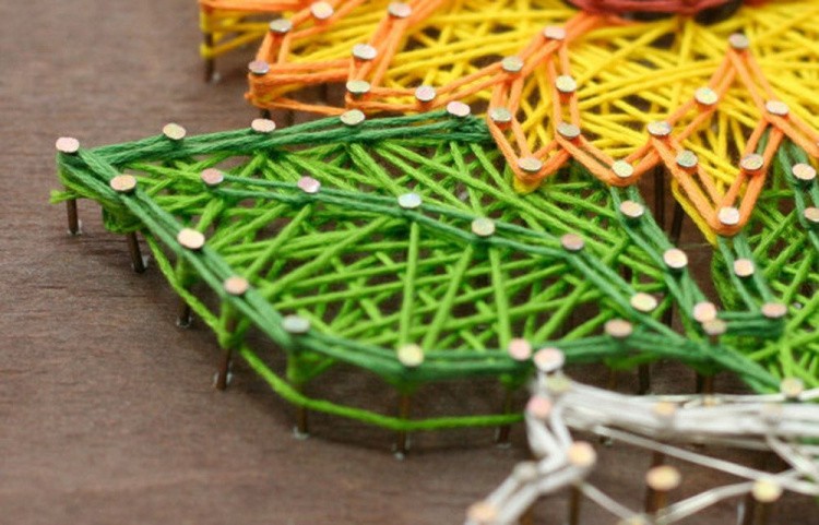 Набор для творчества STRING ART «Подсолнух» — картинка 6