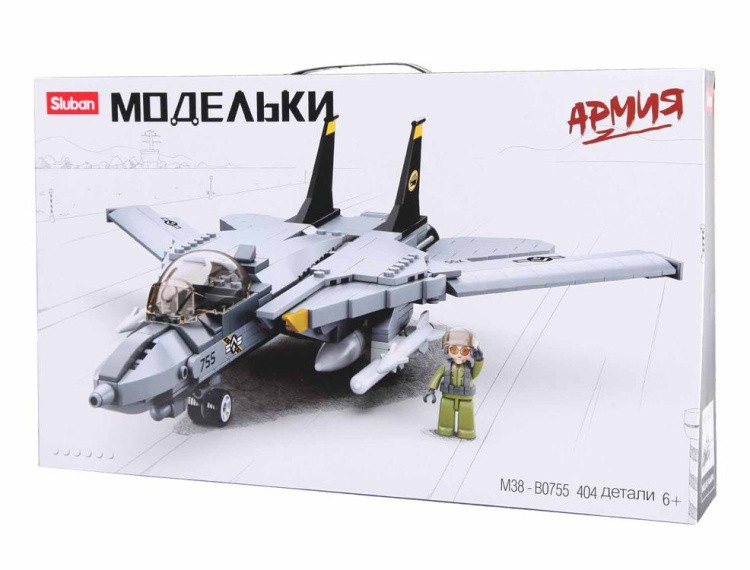 Конструктор «Армия.Истребитель F14», 396 деталей — картинка 3