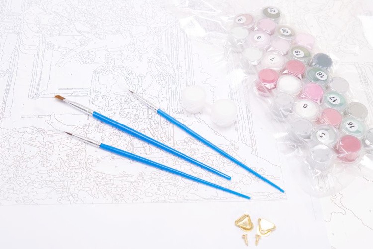 Картина по номерам «Поцелуй» — картинка 5