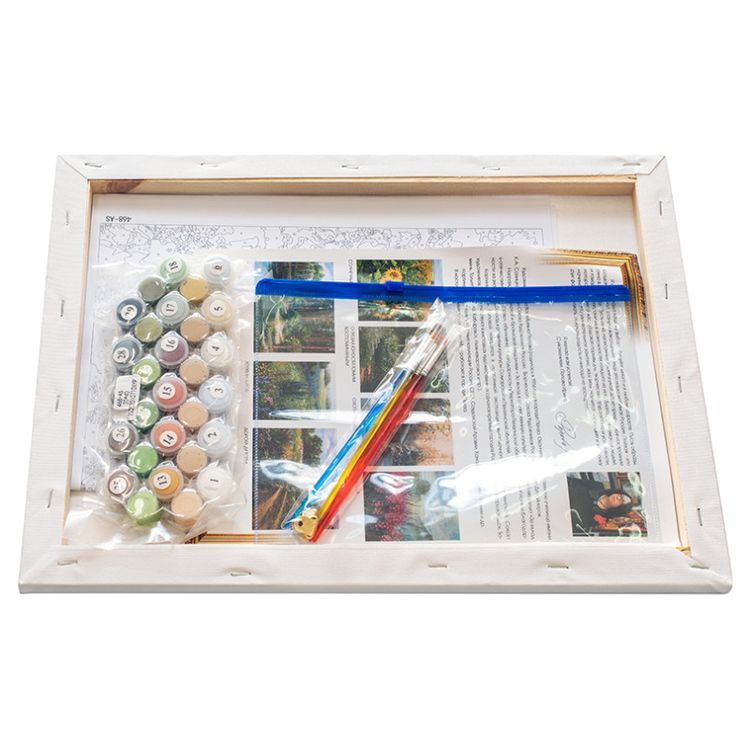 Картина по номерам «Водопад Кивач» — картинка 3