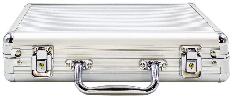 Покерный набор Monte Carlo, 200 фишек с номиналом в чемодане — картинка 3