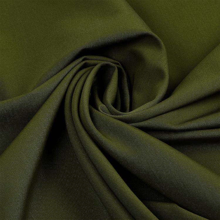Ткань Костюмная Гальяно, 1 м х 150 см, 200 г/м², цвет: хаки, TBY