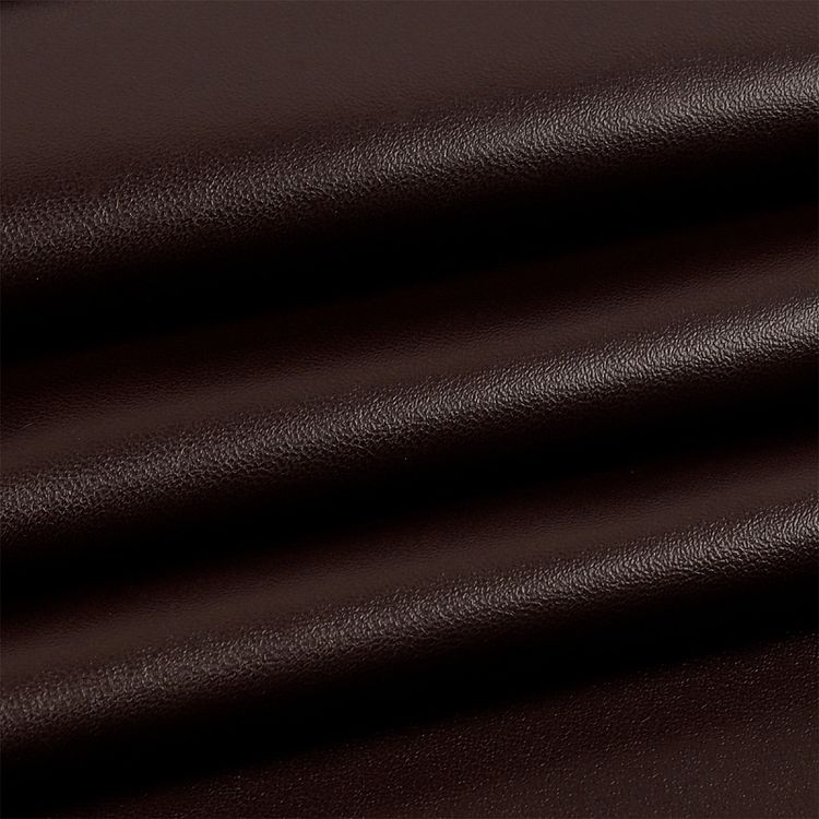 Кожа на трикотаже, 5 м x 137 см, 220 г/м², цвет: коричневый, TBY — картинка 3