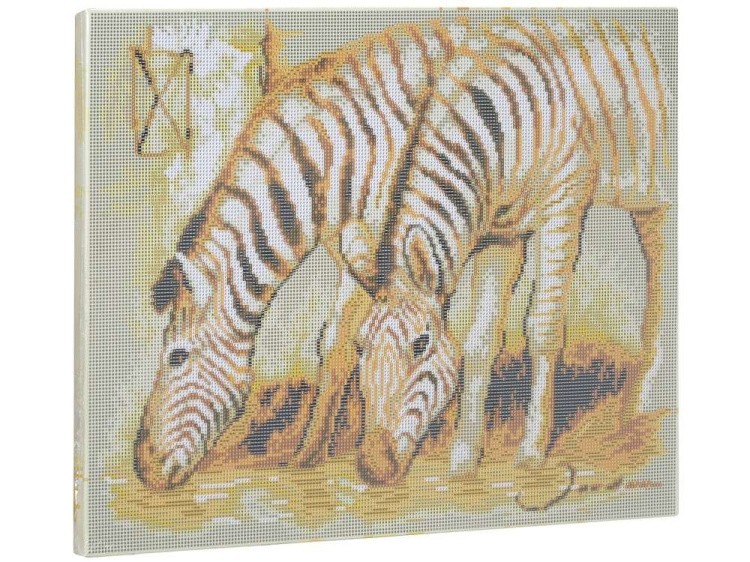 Алмазная вышивка «Зебры» — картинка 2
