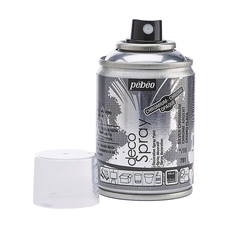 Краска decoSpray, 093781 Под серебро хром — картинка 2