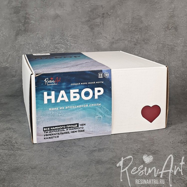 Текстурное морское дно - Набор для рисования эпоксидной смолой (Море) — картинка 3