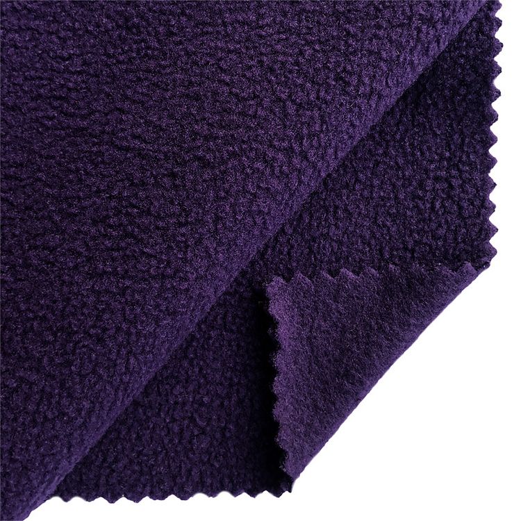 Ткань флис 2-х сторонний, 10 м, ширина 150 см, 190 г/м², цвет: S915 фиолетовый, TBY