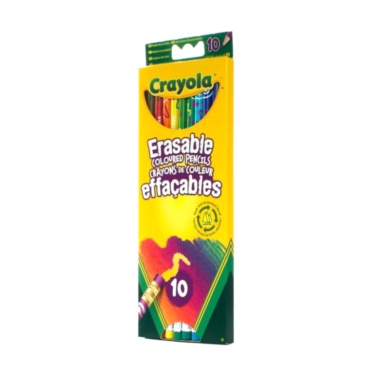 Цветные карандаши с корректорами, 10 шт., Crayola — картинка 2