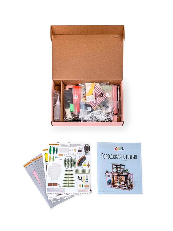 Набор для создания миниатюры (румбокс) «Музыкальная студия» — картинка 5