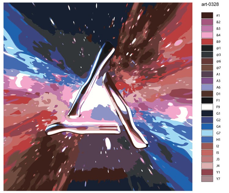 Картина по номерам «Рэпер мазелов mzlff: К маяку вселенной» — картинка 2