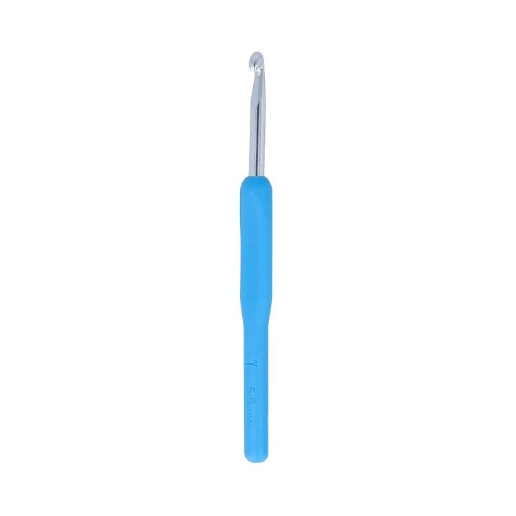 Крючок с пластиковой ручкой, металл, 5,5 мм, 14 см, Gamma