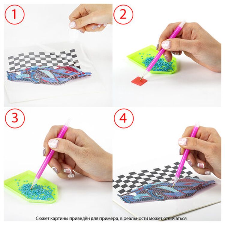 Алмазная вышивка «Заяц в шляпе» — картинка 3