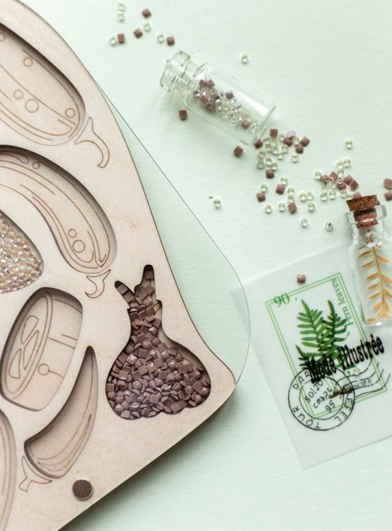 Органайзер для бисера с крышкой «Баночка огурцов» — картинка 5