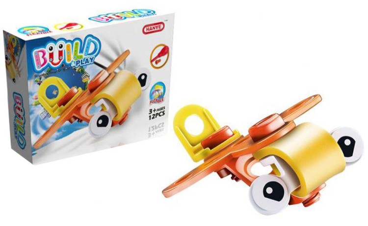 Транспортный конструктор Hanye «Самолетик» — картинка 2