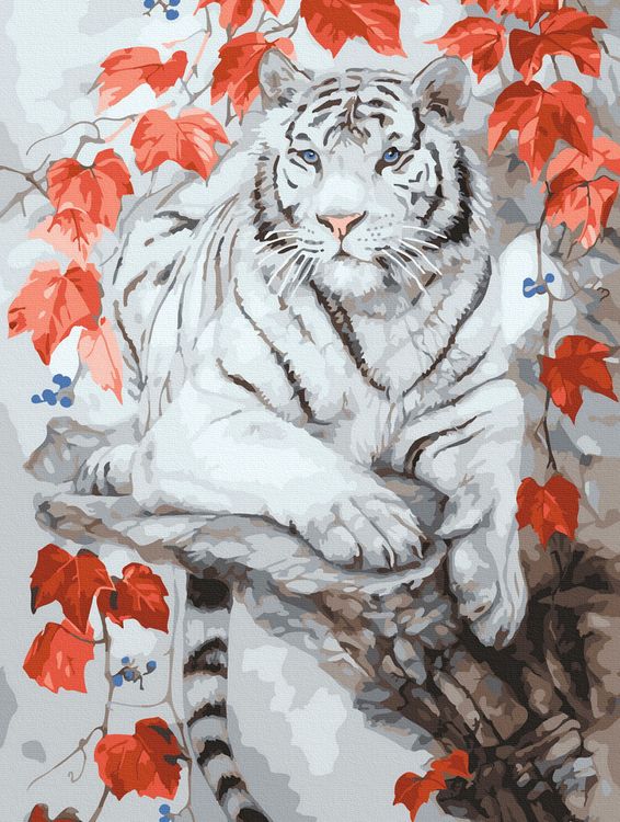 Картина по номерам «Бенгальский тигр»