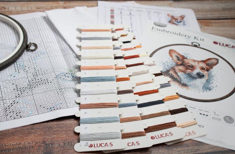 Набор для вышивания «Вельш корги» — картинка 6