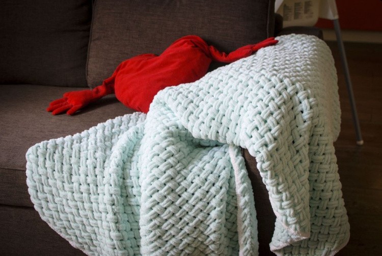 Пряжа ALIZE Puffy (799), черно-белый, 5 шт. по 100 г — картинка 3