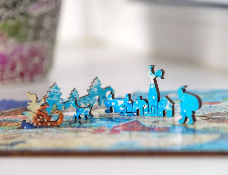 Деревянные пазлы DAVICI «Зимушка» — картинка 7