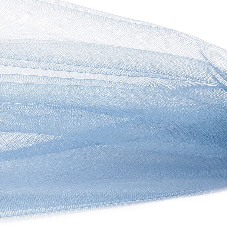 Еврофатин мягкий матовый Hayal Tulle, 5 м, ширина 300 см, цвет: пудровый голубой, Hayal — картинка 2