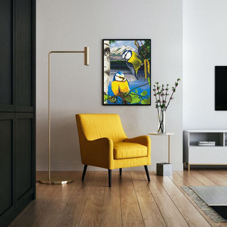 Алмазная вышивка «Вестники весны» — картинка 3