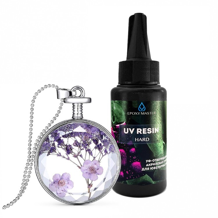 УФ-отверждаемая акриловая смола твердая EpoxyMaster - Hard, 60 г — картинка 2