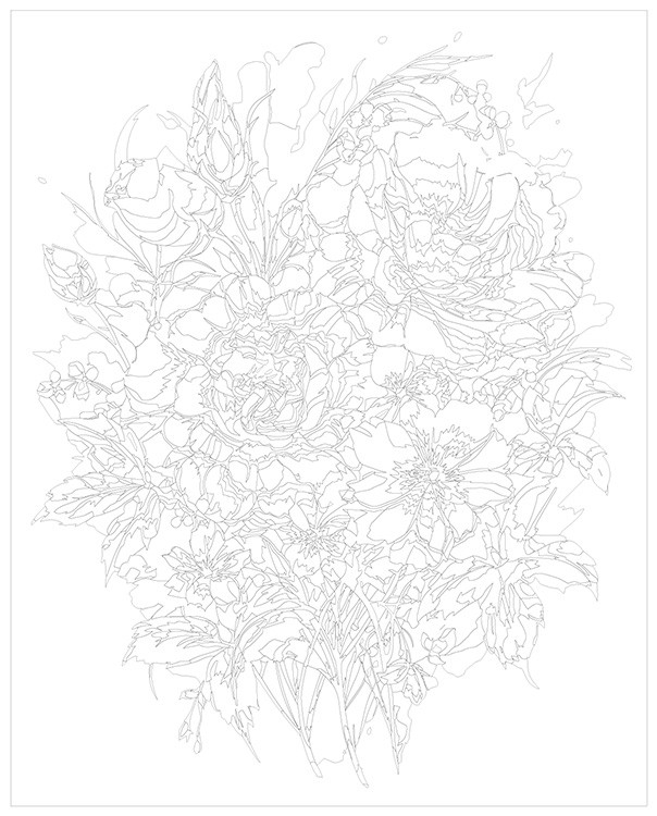 Картина по номерам «Цветы: Акварельная композиция с розами 2» — картинка 3