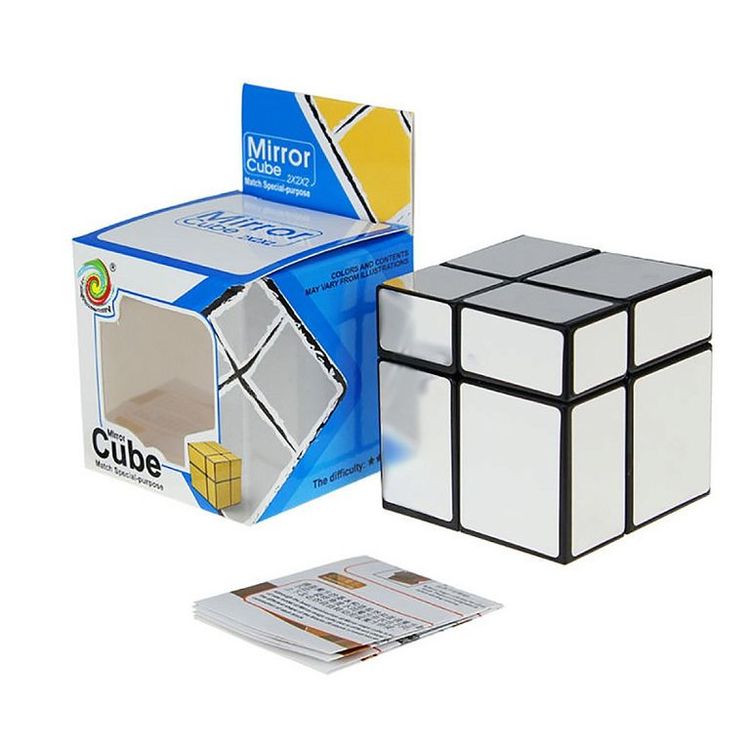 Зеркальный Кубик 2x2x2 непропорциональный (серебряный) — картинка 6
